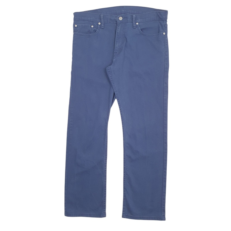 Mens Levis Navy Chino Cotton  Trousers Mens W36 L30