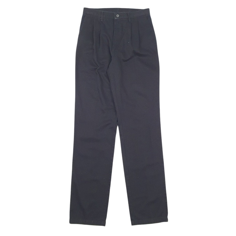 Mens Wrangler Double Pleated Black Chino Cotton  Trousers Mens W32 L36