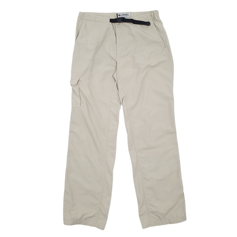 Womens Columbia Sportswear Company Nylon Omni Dry Beige Cargo   Trousers Womens UK12