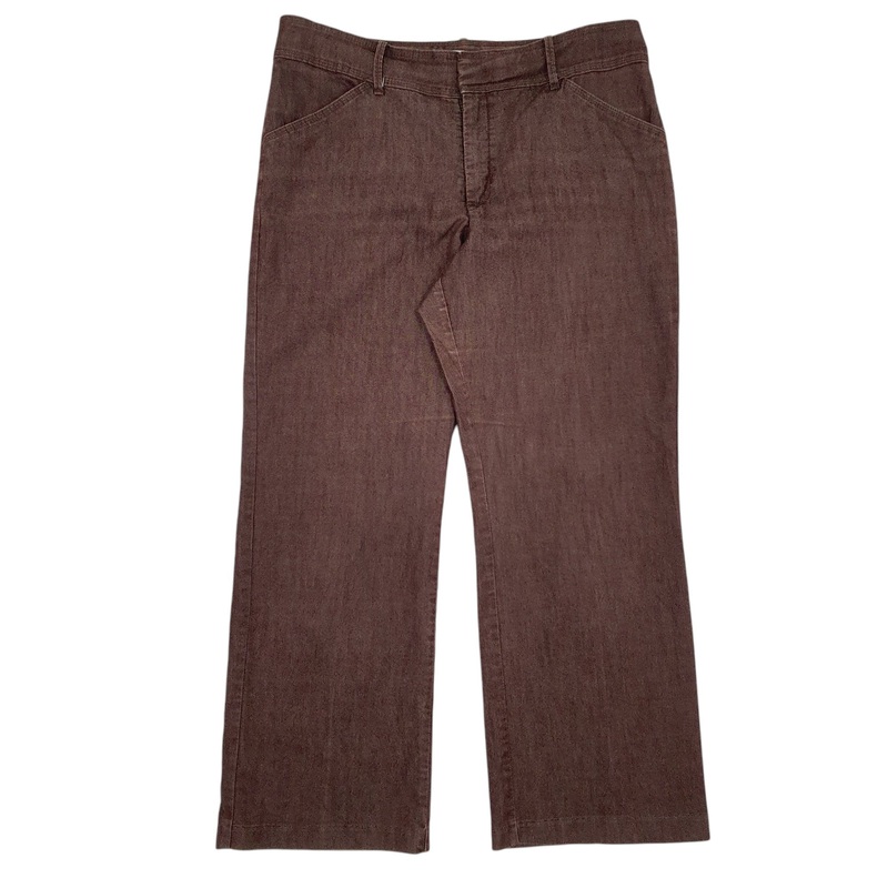 Womens Lee Vintage Brown Chino Cotton  Trousers Womens UK18