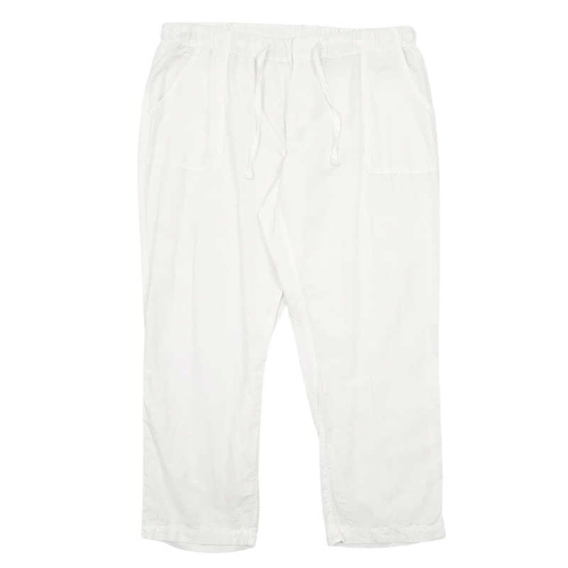 Mens Columbia Sportswear Company White Jogger Cotton  &  Linen  Trousers Mens W36 L27
