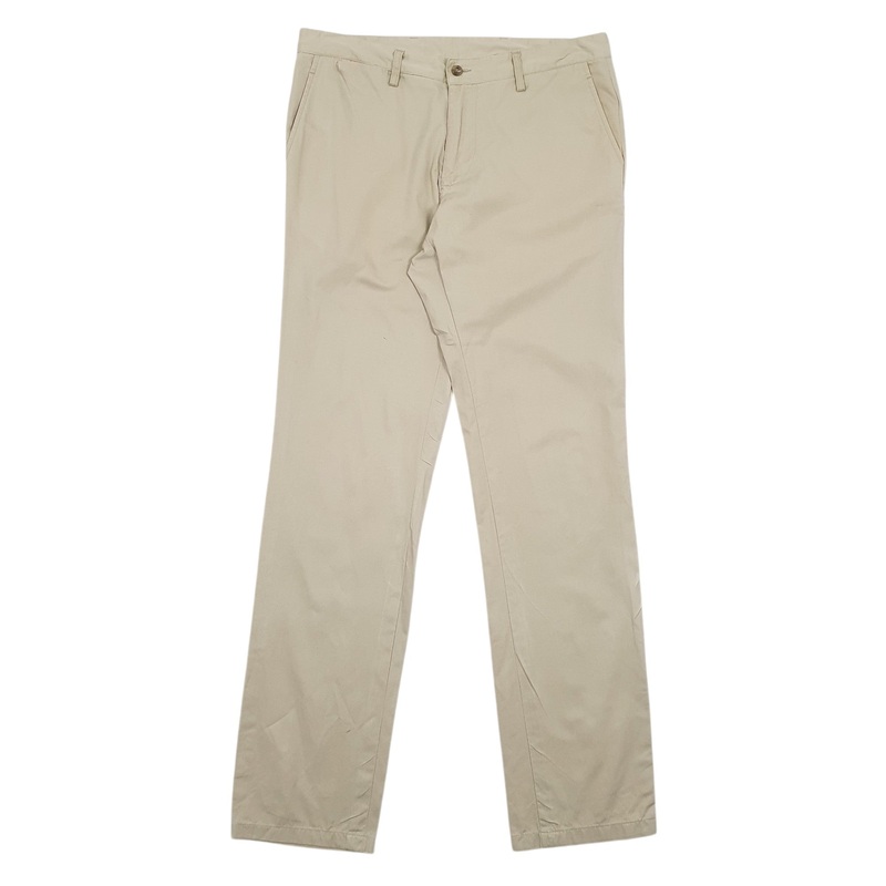 Mens Lacoste Beige Chino Cotton  Trousers Mens W34 L34