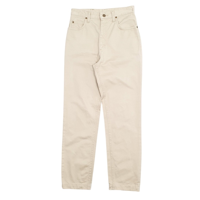 Mens Lee Beige Chino Cotton  Trousers Mens W28 L29