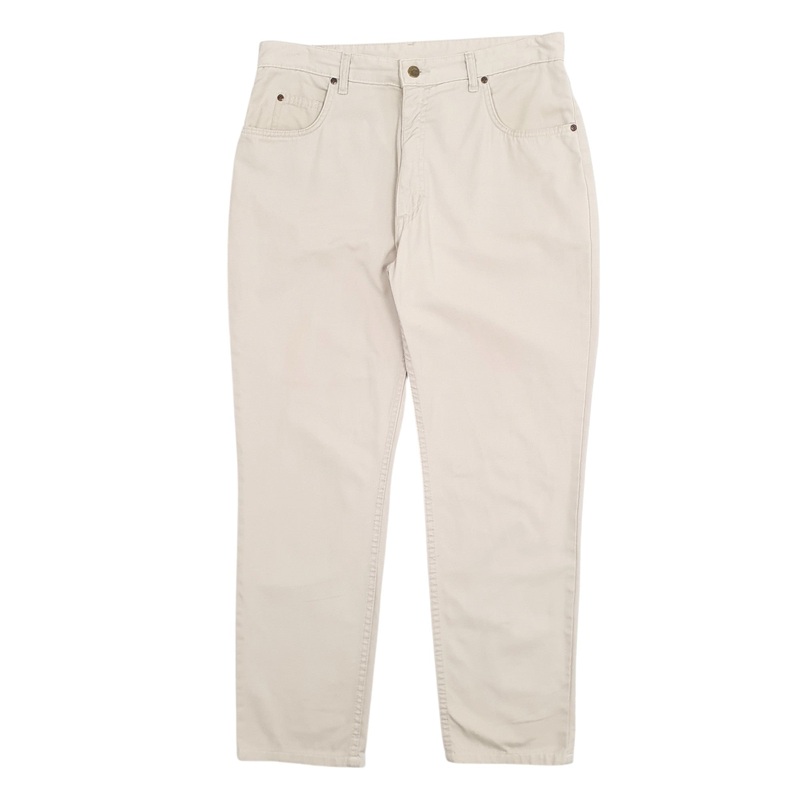 Mens Lee Beige Chino Cotton  Trousers Mens W34 L30