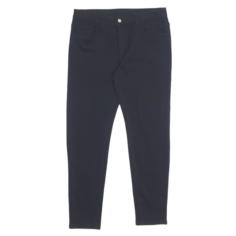 Mens Lee Black Chino Cotton Blend  Trousers Mens W34 L30