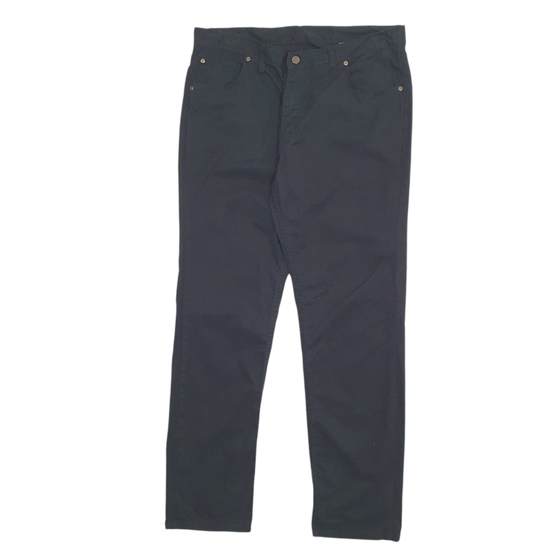 Mens Lee Black Chino Cotton Blend  Trousers Mens W36 L32
