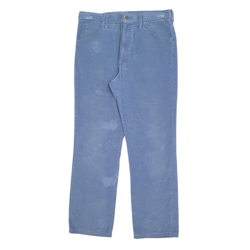 Mens Lee Blue Corduroy Cotton  Trousers Mens W32 L29