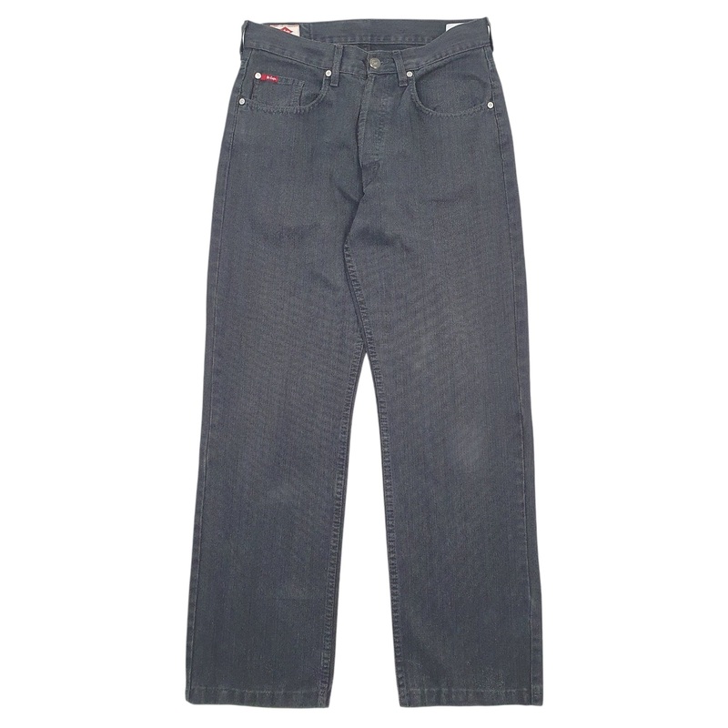 Mens Lee Cooper Grey Chino Cotton Blend  Trousers Mens W32 L30