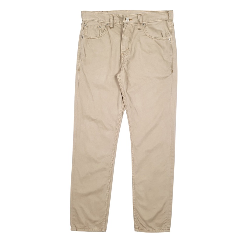 Mens Levis 508 Beige Chino Cotton  Trousers Mens W30 L30