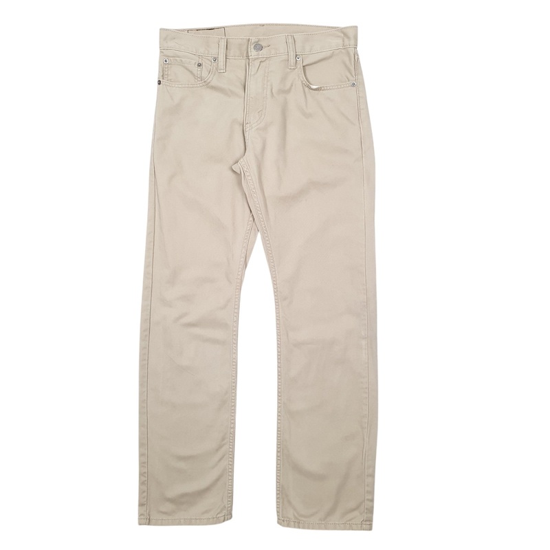 Mens Levis 514 Beige Chino Cotton  Trousers Mens W30 L30