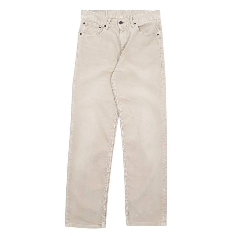Mens Levis Beige Corduroy Cotton Blend  Trousers Mens W32 L32