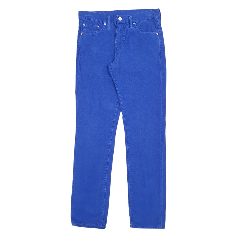 Mens Levis Blue Corduroy Cotton  Trousers Mens W30 L32