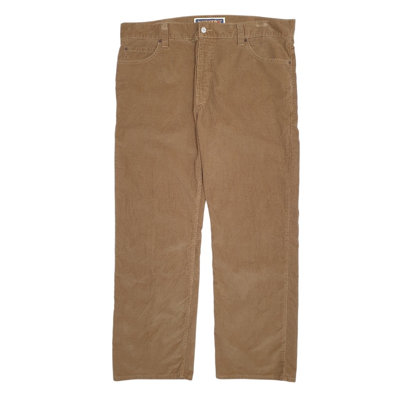 Mens Levis Brown Corduroy Cotton  Trousers Mens W42 L32