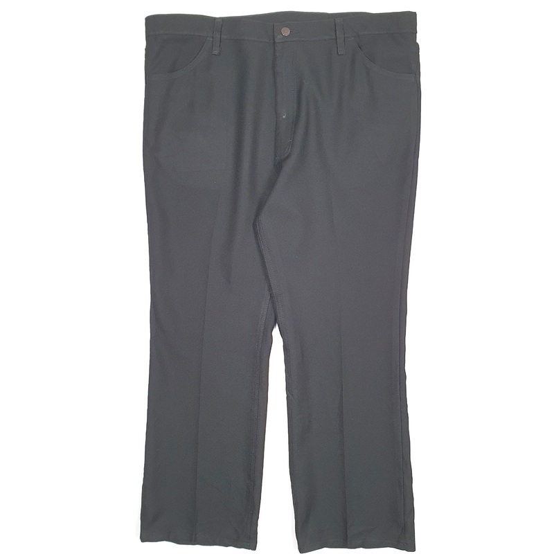 Mens Wrangler 82BK Vintage 1990s Black Chino Cotton  Trousers Mens W42 L29
