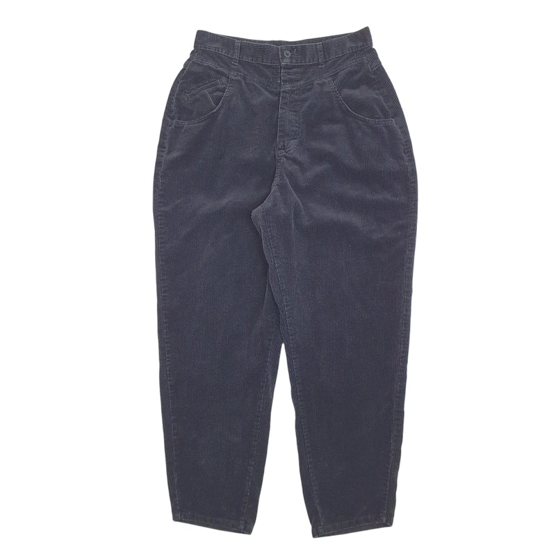 Womens Lee Black Corduroy Cotton  Trousers Womens UK12