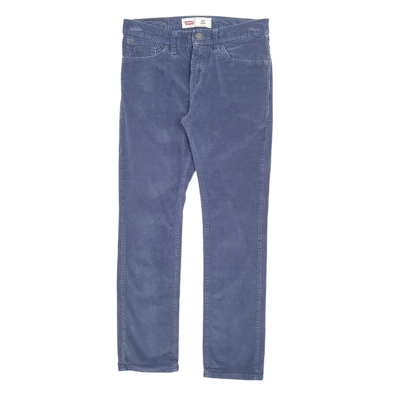 Womens Levis Blue Corduroy Cotton  Trousers Womens UK10