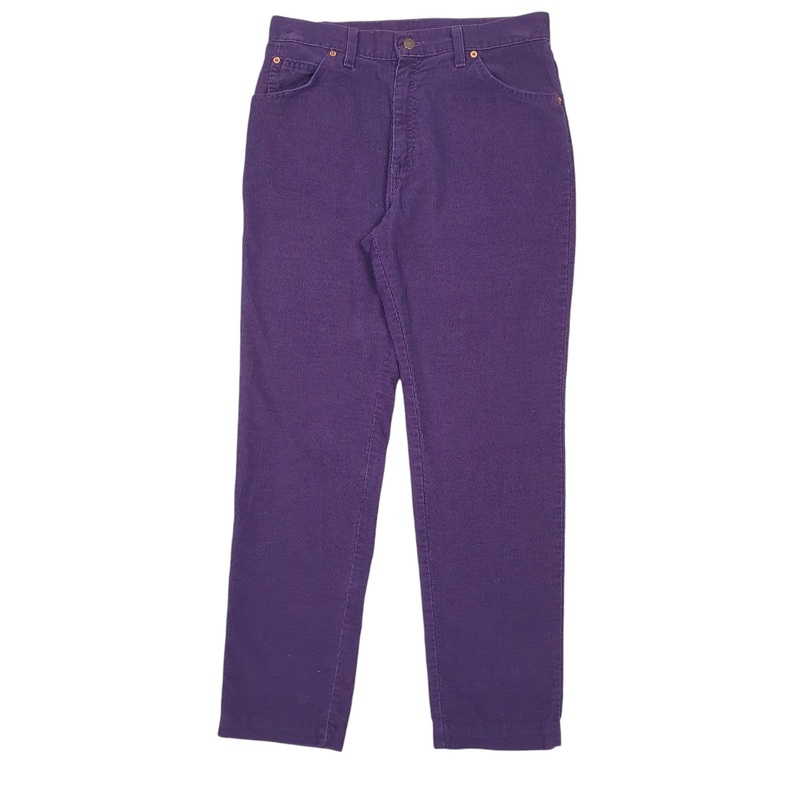 Womens Levis Purple Corduroy Cotton  Trousers Womens UK12