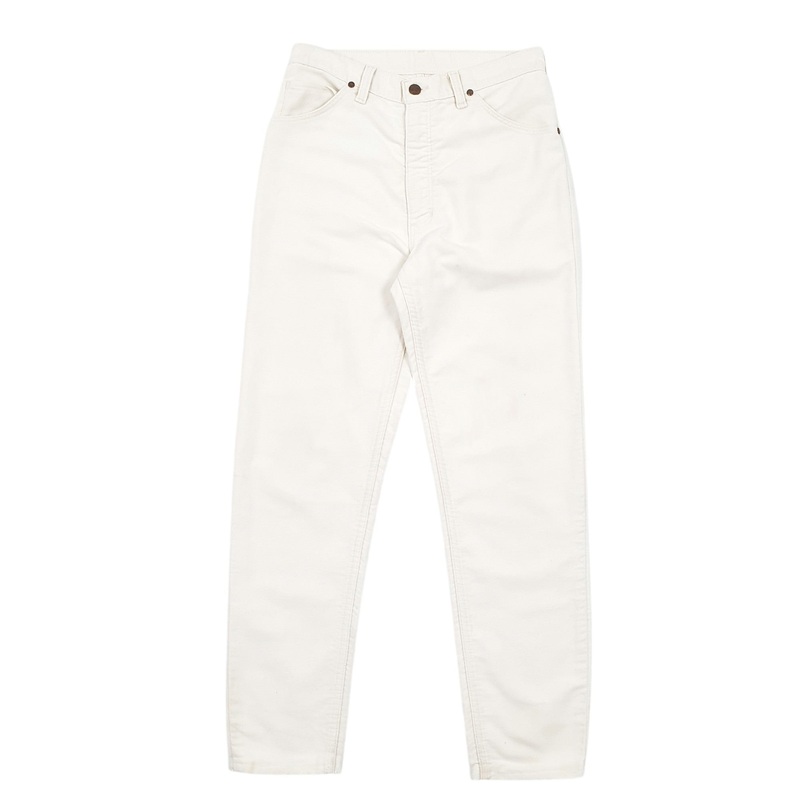 Womens Wrangler Cream Chino Cotton Blend  Trousers Womens UK10