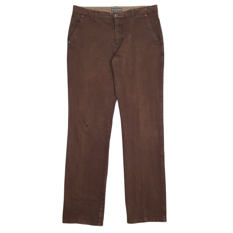 Mens AT Company Work Wear Brown Carpenter Cotton  Trousers Mens W38 L35