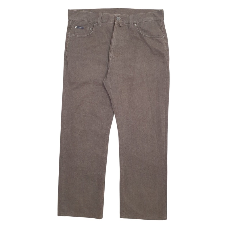 Mens Gant Brown Chino Cotton  Trousers Mens W34 L29