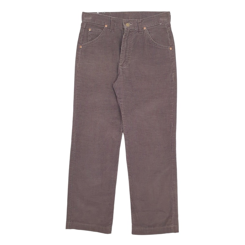 Mens Lee Brown Corduroy Cotton  Trousers Mens W30 L27