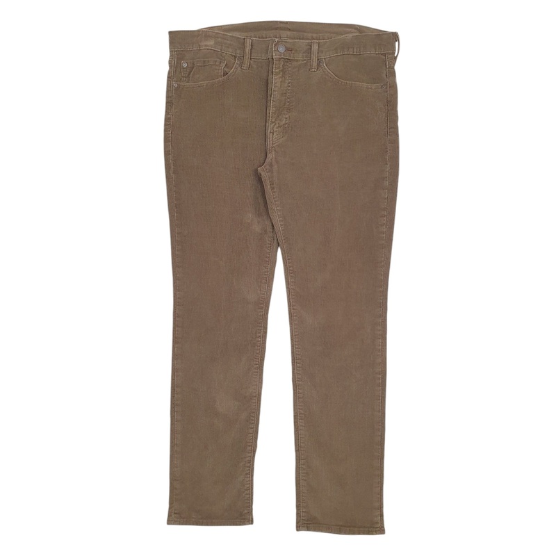 Mens Levis 511 Brown Corduroy Cotton  Trousers Mens W38 L32