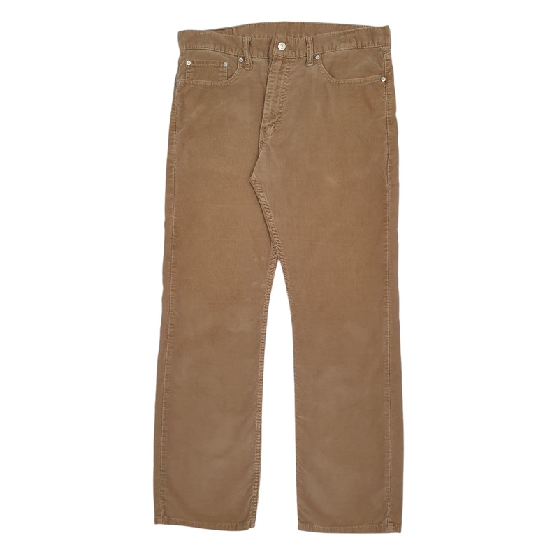 Mens Levis 514 Brown Corduroy Cotton  Trousers Mens W36 L32
