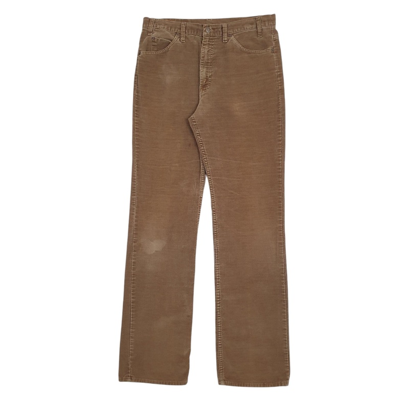Mens Levis Made In USA Vintage 90's Brown Corduroy Cotton  Trousers Mens W36 L36