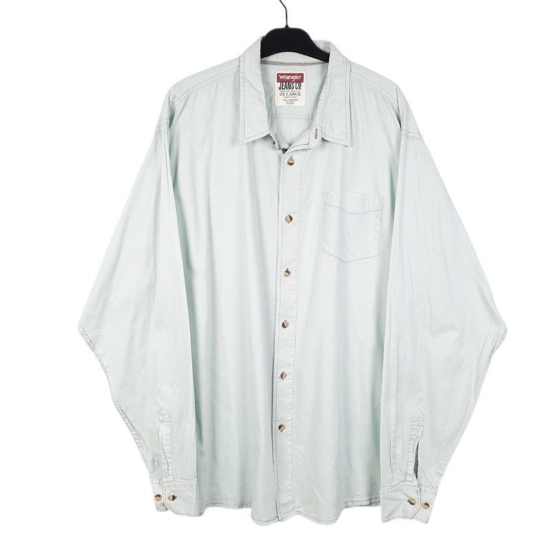 Wrangler Long Sleeve Regular Fit Cotton Shirt Mens XXL