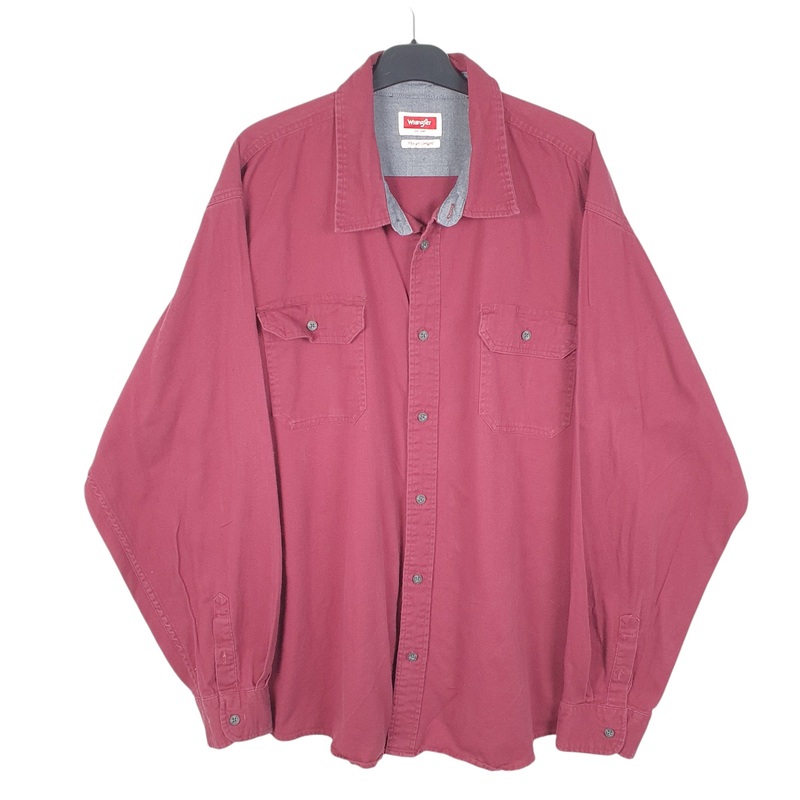 Wrangler Overshirt Long Sleeve Regular Fit Cotton Shirt Mens XXL