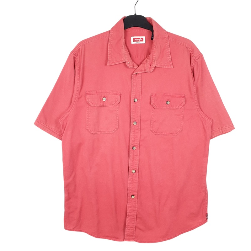 Wrangler Short Sleeve Regular Fit Cotton Shirt Mens M