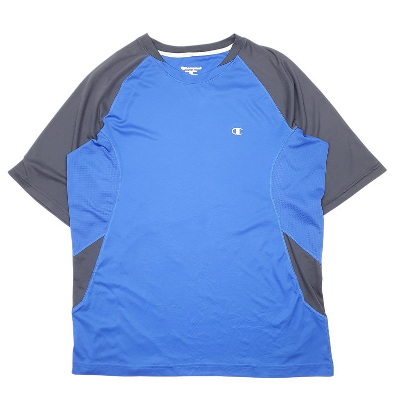 Champion Active Workout Gym Short Sleeve Polyester T Shirt Mens L