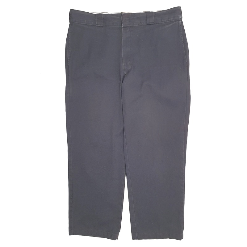 Mens Dickies 874 Navy Chino Cotton  Trousers Mens W34 L27