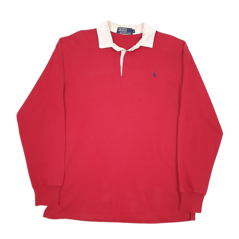 Polo Ralph Lauren Long Sleeve Cotton Polo Shirt Mens L