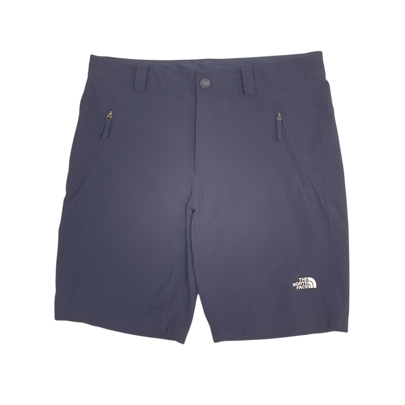 The North Face Hiking Navy Sport Polyester Shorts Mens W30