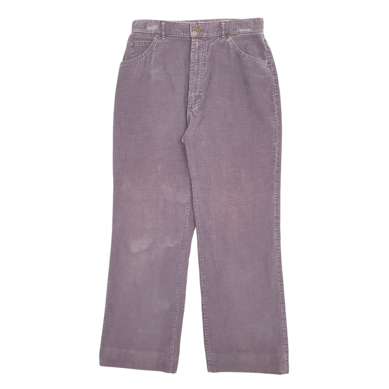 Womens Lee Grey Corduroy Cotton Blend  Trousers Womens UK12
