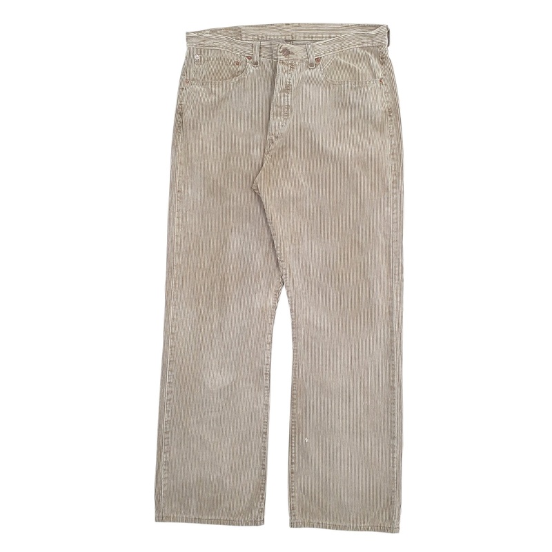 Mens Levis 508 Brown Corduroy Cotton  Trousers Mens W36 L34