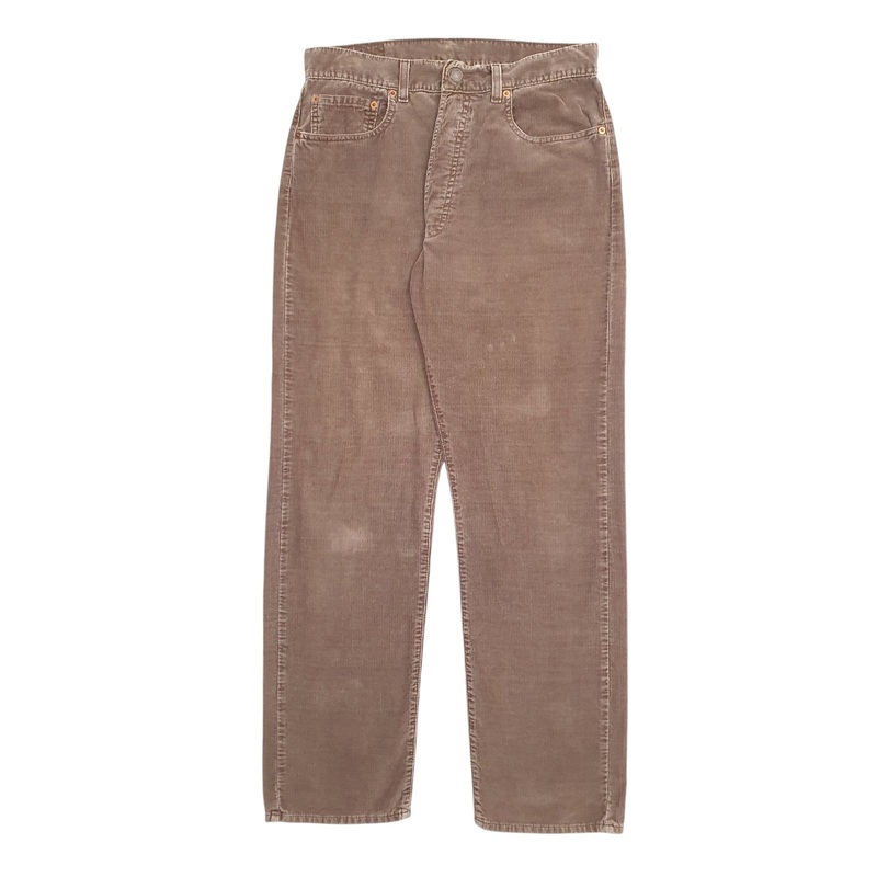 Mens Levis 517 Brown Corduroy Cotton  Trousers Mens W34 L32