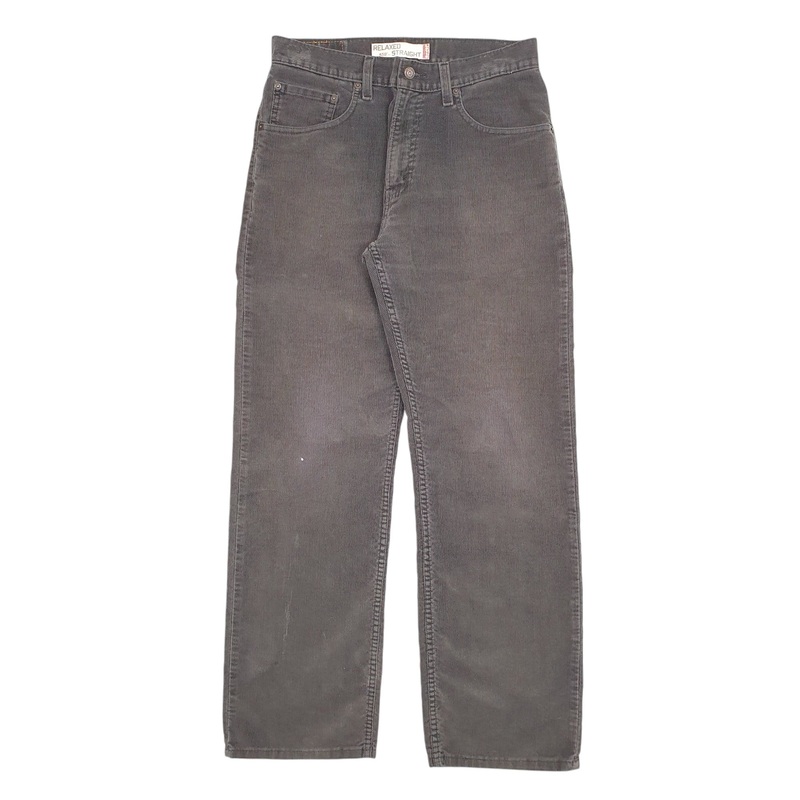 Mens Levis 559 Black Corduroy Cotton  Trousers Mens W32 L32