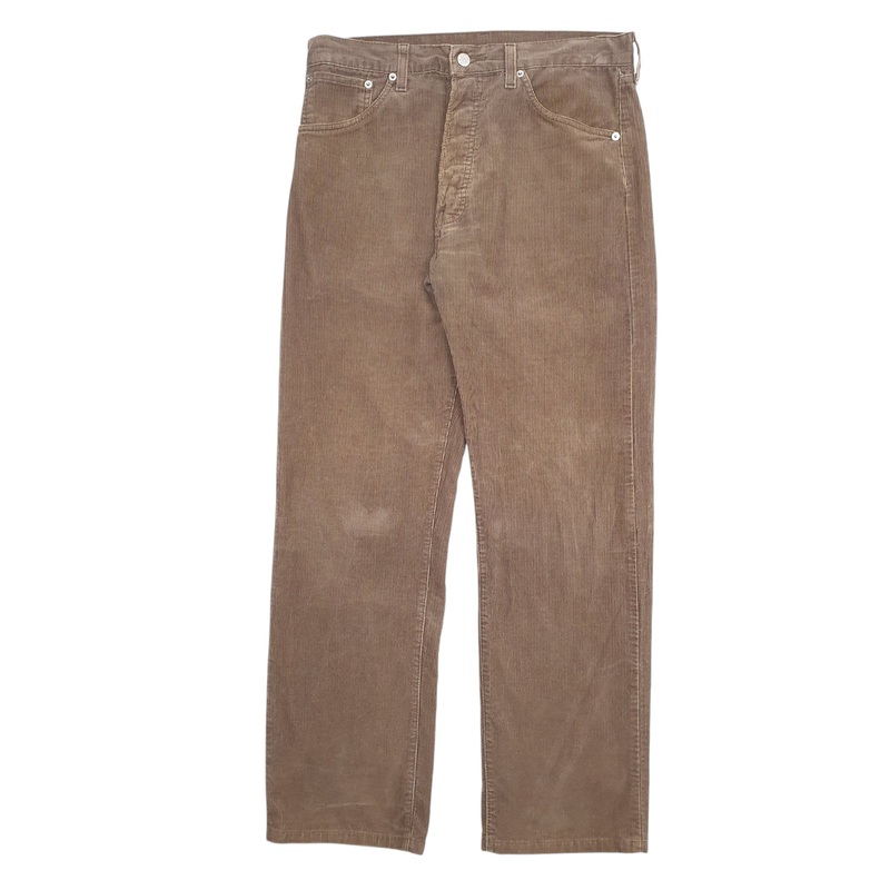 Mens Levis Brown Corduroy Cotton  Trousers Mens W32 L31