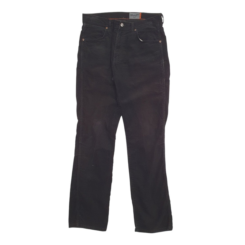 Mens Wrangler Arizona Stretch Black Corduroy Cotton  Trousers Mens W34 L34