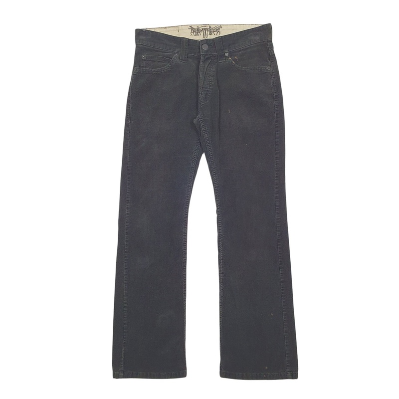 Womens Levis 512 Black Corduroy Cotton  Trousers Womens UK14