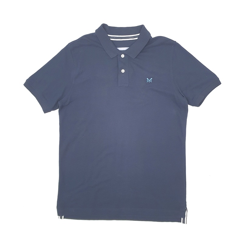 Crew Clothing Co Short Sleeve Cotton Polo Shirt Mens M