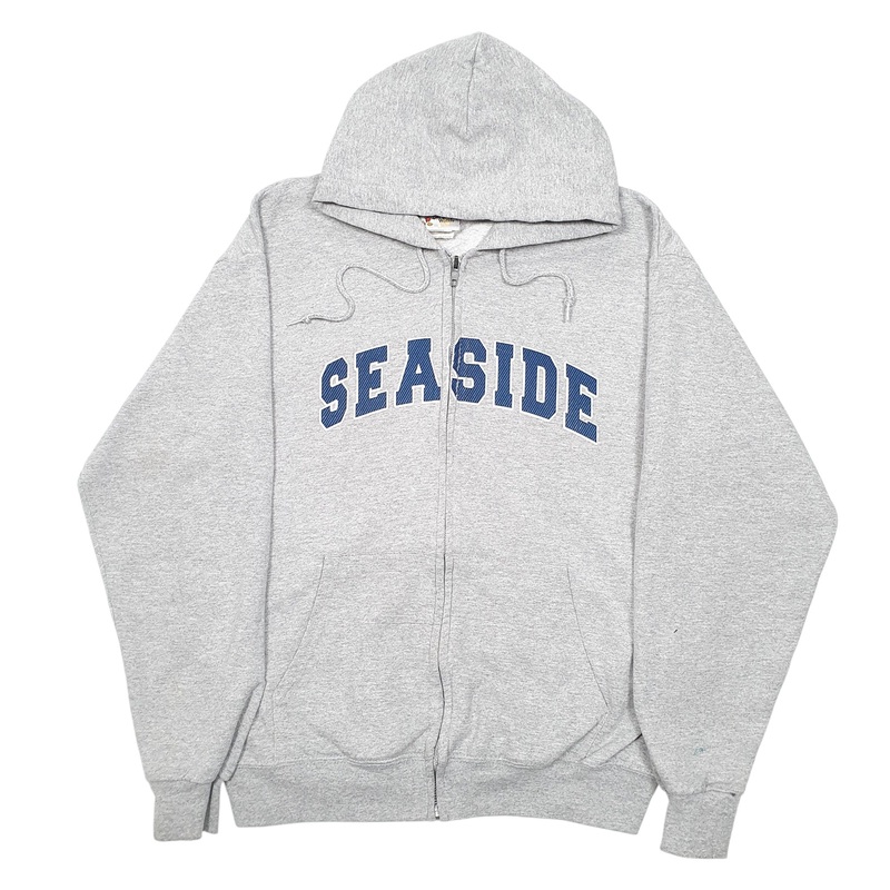 Disney Seaside Spellout World Full Zip Cotton Blend Sweatshirt Jumper Mens M