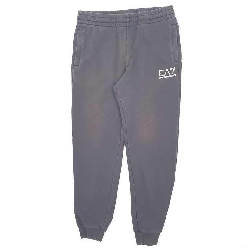Mens Emporio Armani Grey Jogger Cotton Blend  Trousers Mens W32 L30