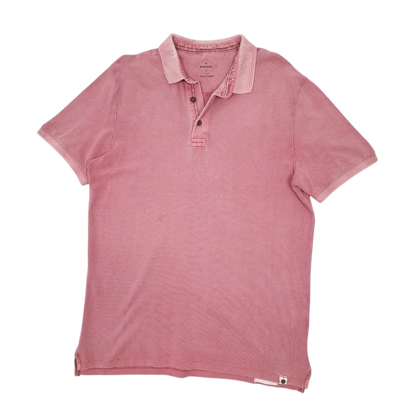 White Stuff Short Sleeve Cotton Polo Shirt Mens M