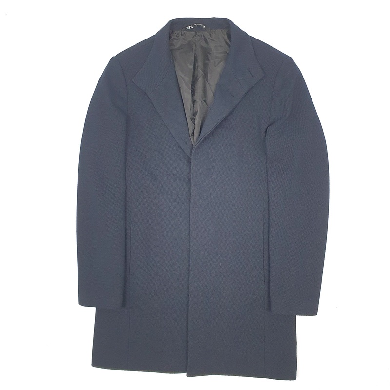 Zara Trench Overcoat Blazer Jacket Coat Mens M