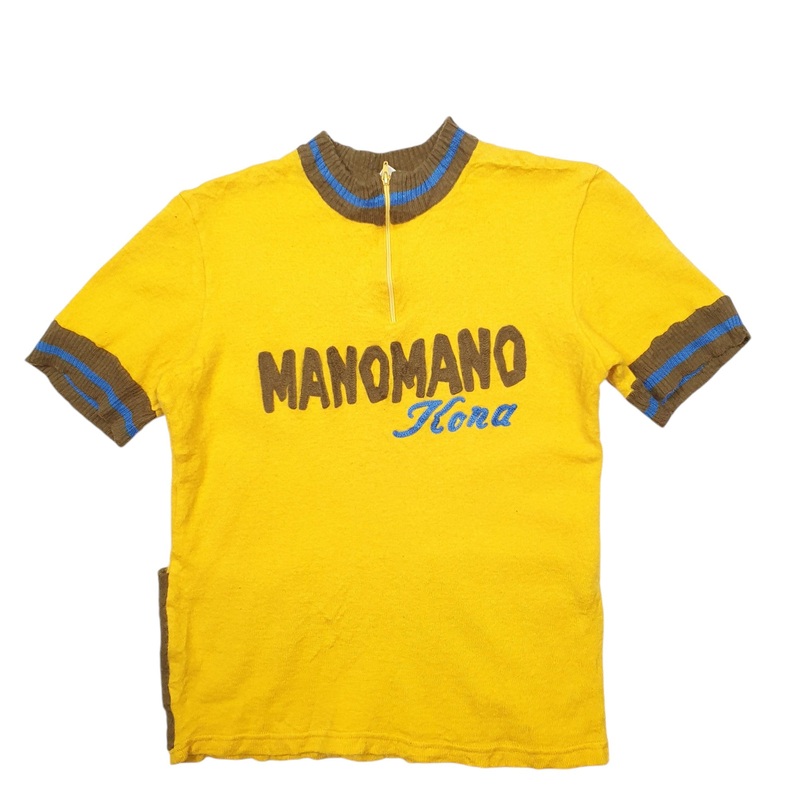Parentini Cycling Jersey Manomano Kona Made In Italy Vintage Short Sleeve Wool T Shirt Womens S