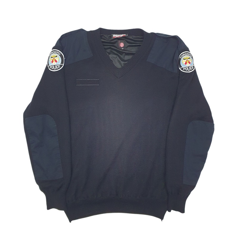 Blauer Toronto Police Windstopper Crewneck Polyester  &  Acryllic Sweatshirt Jumper Mens 3XL