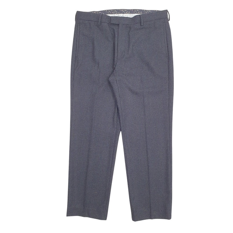Mens M&S Black Formal Wool  Trousers Mens W34 L29